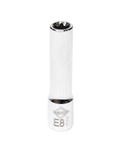 MAY16908 image(0) - Mayhew Mayhew E8 Inverted Torx&reg; Socket Bit, 1/4-Inch Drive