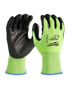 Milwaukee Tool Hi-Vis Cut Level 2 Poly Dipped-M
