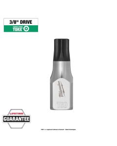 MLW45-34-1162 image(1) - Milwaukee Tool 3/8 Inch Drive T60 Tamper Proof TORX Bit Socket