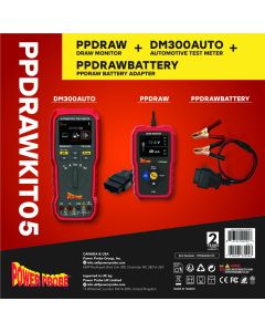 PPRPPDRAWKIT05 image(0) - Power Probe  POWER PROBE PPDRAW+ Battery Adptr + DM300AUTO