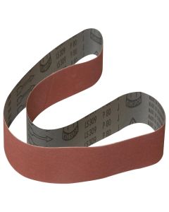 JET577501 image(0) - Jet Tools 2"x72" 80 Grit Aluminum Oxide Belts - 3-Piece SET