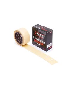 JTAPE Unlimited 1055.5010 Perforated Trim Masking Tape, 10 m L x 50 mm W x 0.265 in THK, Yellow