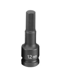 Grey Pneumatic 1/2" Drive x 12mm Hex Driver