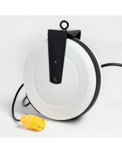 SafTlite by General Manufacturing Commercial Power Supply Reel 30 Foot 16/3 Cord Single Outlet 10 Amp