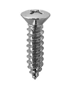 AUVECO PHILLIPS OVAL HD TAP SCREW #8 HD 10 X 3/4 CHROME