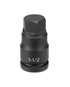 Grey Pneumatic 1-1/2" Drive x 1" Hex Driver