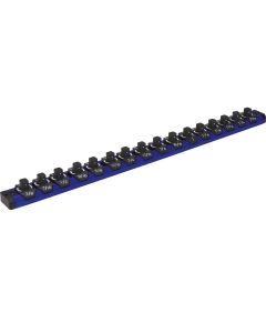 Mechanic's Time Savers 1/2" Lock-A-Socket with Metric & SAE Size Indicators- Blue