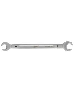 MLW45-96-8350 image(0) - Milwaukee Tool 9mm X 11mm Double End Flare Nut Wrench