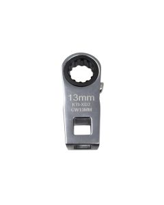 KTIXD2CW13MM image(0) - K Tool International Ratcheting Crowfoot Wrench 13mm 3/8 Inch Drive