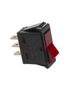 The Best Connection 20 Amp 12V Blue Rocker Switch