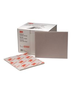 MMM2602 image(0) - 3M SPONGE SHEETS 20/BX SOFTBACK 4-1/2"X5-1/2" S-FINE