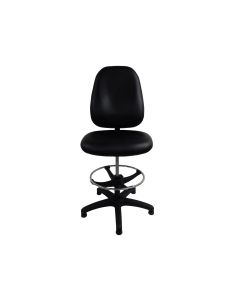 ShopSol Workbench Chair w/ vinyl seat and backrest