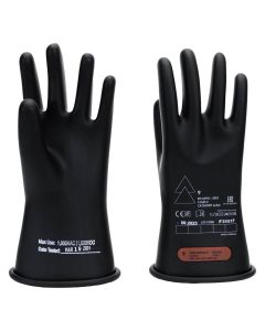 OBRRG-B-C0-R11-11 image(0) - Oberon Gloves - Rubber Electrical - Class 0 - Length: 11" -  Rolled Cuff - Size: X-Large - 11