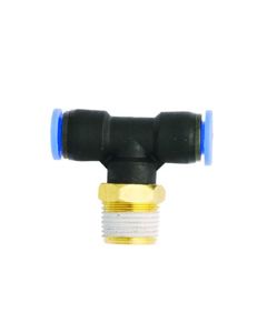 Milton Industries SWVL "T" Tube 1/4" OD, 1/8" MNPT