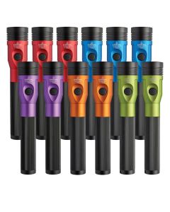 STL95186 image(1) - Streamlight Stinger LED HL 12 Pack: 3 Red, 3 Blue, 2 Lime, 2 Orange, 2 Purple - Multi