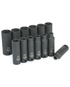 TITAN 13-PC 3/8" DR METRIC DEEP IMPA