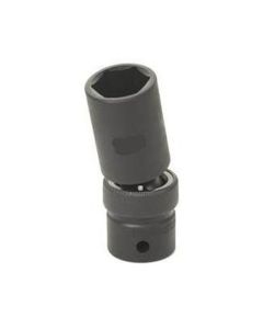 Grey Pneumatic SOC 24MM 1/2D IMP UNIV 6PT DP BLK