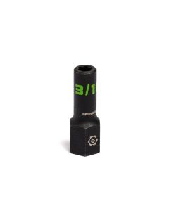 GETXAS18 image(0) - Grip Edge Tools 3/16" 1/4" Dr RPT Socket Extractor with FORS (Standard Length)