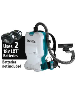 MAKXCV17Z image(0) - Makita 18V X2 (36V) LXT Lith-Ion Brushless Cordless 1.6 Gallon HEPA Filter Backpack Dry Vacuum (Tool Only)