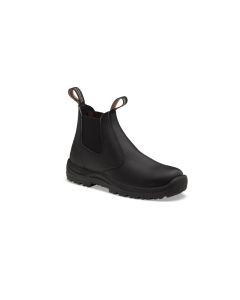 Blundstone Soft Toe Elastic Side Slip-on Boot, Water Resistant, Kick Guard, Black, AU size 8.5, US size 9.5