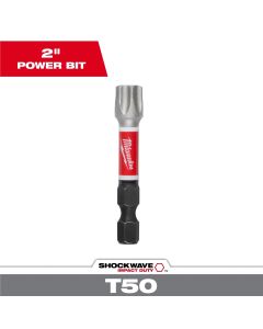 MLW48-32-6001 image(1) - Milwaukee Tool SHOCKWAVE Impact Duty 2 Inch T50 Impact Bit 1Pk