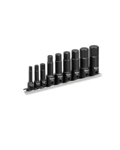 TITAN 9 pc. Impact SAE Hex Bit Socket Set