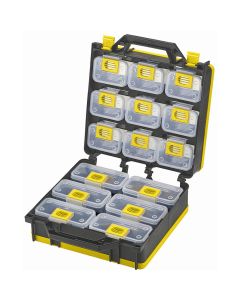 LDS1010498 image(0) - ShopSol Storage Case 2- Sided 15 bins with Carry Strap