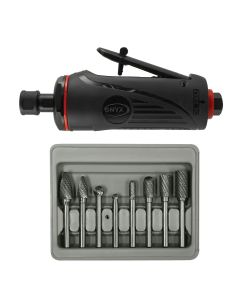 AST2181B image(2) - Astro Pneumatic 8PC BURR SET / 1/4"  DIE GRINDER COMBO