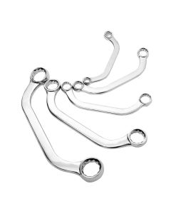SUN9935M image(1) - Sunex 5-Piece Metric Half Moon Wrench Set