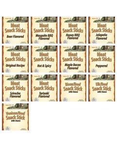 THSSTICKPK0001 image(0) - Tender Heifer Snack Co. Variety Meat Stick Pack