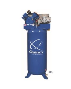 QAC2020039805 image(0) - Quincy Compressors 5 HP 80 Gallon Two-Stage Vertical 460V 3PH Air Compressor - Model 453DS80VCB46