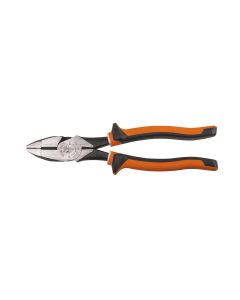 KLE2138NEEINS image(0) - Klein Tools Insulated Pliers, Slim Handle Side Cutters, 8-Inch