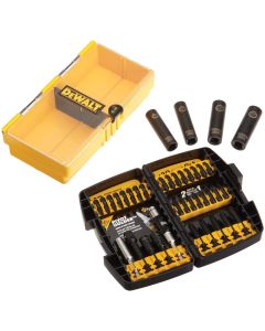 DWTDW2169 image(0) - DeWalt 38 PC IMPACT DR ACCESSORY KIT