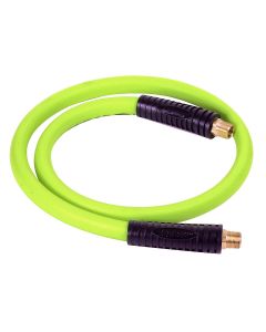 LEGHFZ1204YW3S image(1) - Legacy Manufacturing Flexzilla Whip Hose with Swivel, 1/2" x 4', 3/8" MNPT Swivel x 3/8" MNPT Fittings