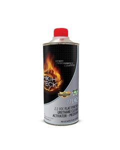 High Teck Products 77142-4 Medium Activator, 1 qt, Liquid, Use With: 77140 2.1 VOC Flat Finish Clear