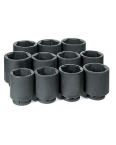 Grey Pneumatic 1DR 11PC DEEP METRIC SET 76MM-115MM