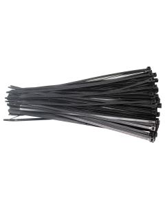 KTI78110 image(1) - K Tool International Cable Zip Tie 11 Inch Black 100/Pack 50 Pound Tensile