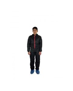 CTW15778 image(0) - CTW International Black Nylon & Carbon Fiber Paint Suit - XXXL