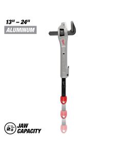 MLW48-22-7322 image(5) - Milwaukee Tool CHEATER Aluminum Adaptable Offset Pipe Wrench
