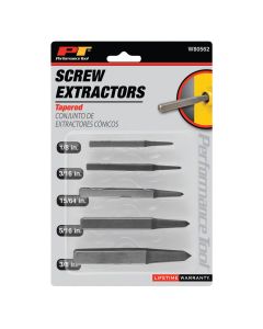 WLMW80562 image(1) - Wilmar Corp. / Performance Tool 5 pc. Tapered Extractor Set