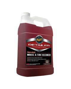 MEGD14301 image(0) - Meguiars Detail Products Detailer D14301 Non-Acid Wheel and Tire Cleaner, 1 gal Can, Dark Red, Liquid