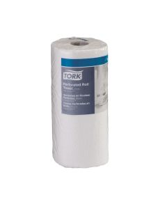 Tork Molnlycke HB9201 Handi-Size Perforated Roll Towel, 5.2 in Dia x 67.5 ft L x 11 in W Roll, 120, Recycled Fiber/Paper