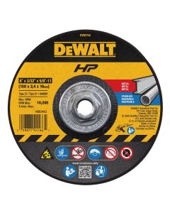 DEWALT 6-Inch By 3/32-Inch Metal Cutting And Notching Wheel, 5/8-11 Arbor