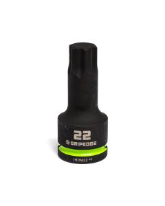 Grip Edge Tools 22mm 3/4" Dr Impact RPT Hex bit socket