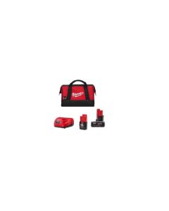 MLW48-59-2402SP image(0) - Milwaukee Tool M12 XC3.0 CP1.5 STARTER KIT