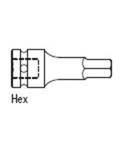 SUN264915 image(0) - SUNEX 1/2" DR. 13MM HEX DRIVE IMPACT SOCKET