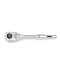 KDT81014T image(0) - GearWrench 1/4 Inch Drive 90-Tooth Quick Release Teardrop Ratchet