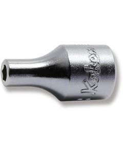 Ko-ken USA 2400M-3 1/4 Sq. Dr. Socket 3mm 6 point Length 22mm