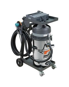 Dynabrade Automotive Mega-Raptor Vac&reg;Pro Pack Vacuum System: Vacuum Kit w/6" Spirit ROS & Cart, M-Class, 120v/60Hz, 15 Amp, 20 gal.