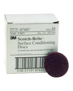 MMM7457 image(2) - 3M 2"MEDIUM DK (25) VELCRO